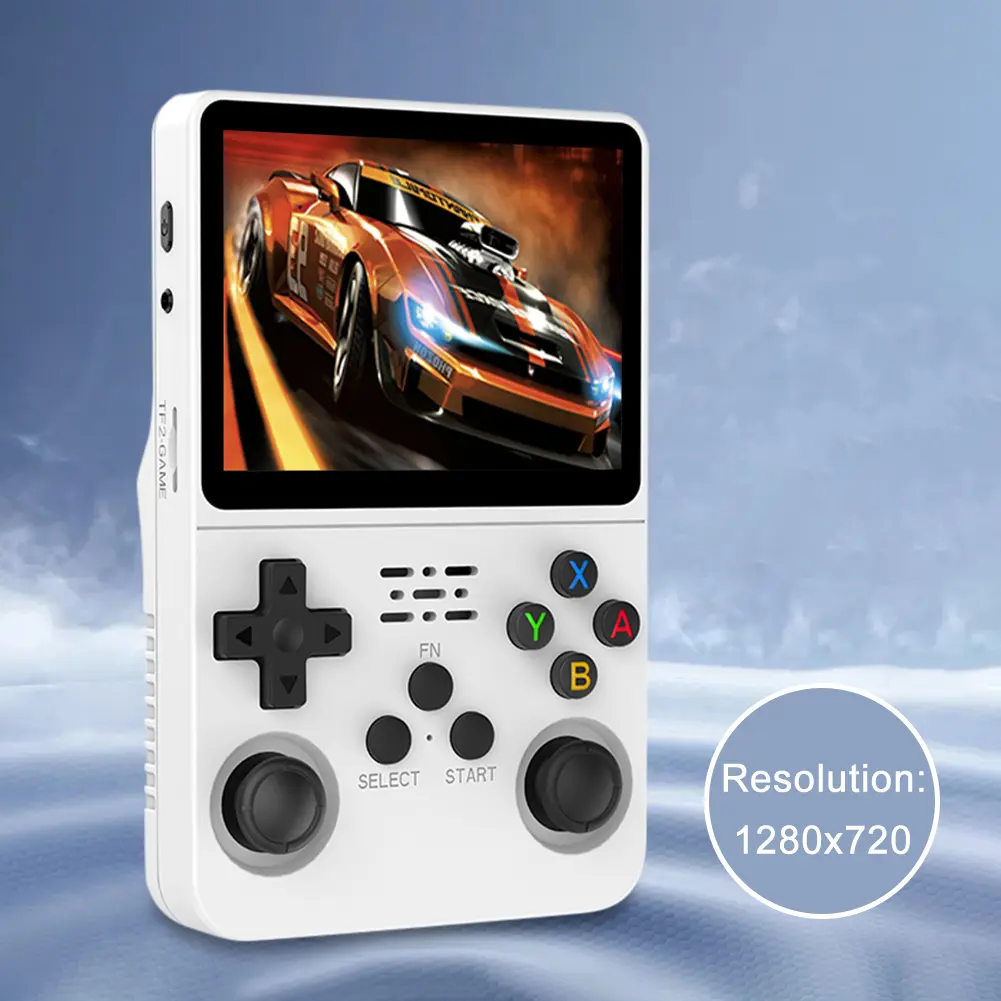 R36S Mini Video Player Linux System 3.5 Inch IPS Screen Classic Video Games Player 64/128GB 10000 Games Gift for Kids Adults