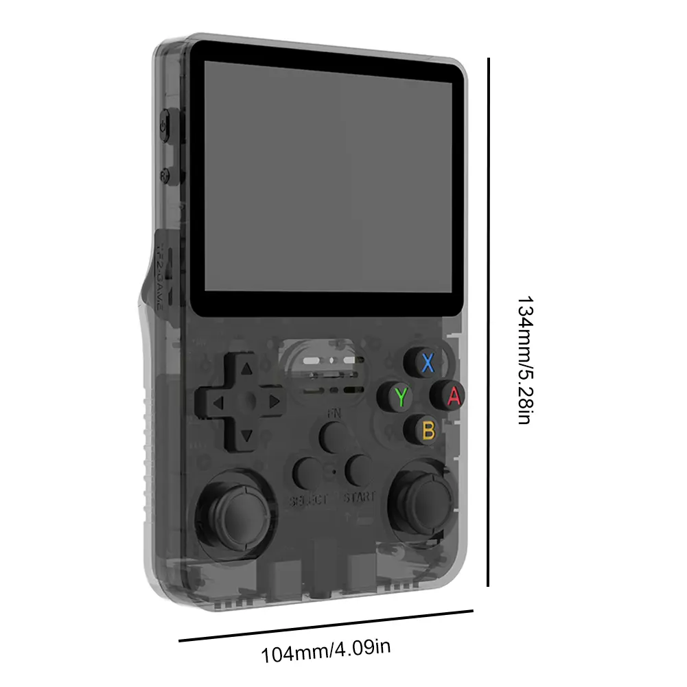R36S Mini Video Player Linux System 3.5 Inch IPS Screen Classic Video Games Player 64/128GB 10000 Games Gift for Kids Adults