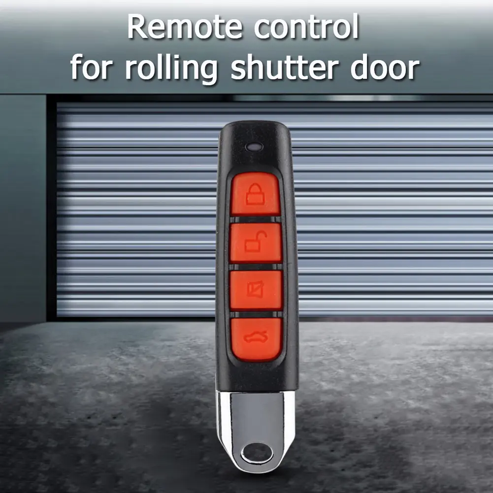 433MHz Copy Remote Controller Plastic 4 Keys Cloning Remote Control Multifunctional Copy Duplicator Door Opener
