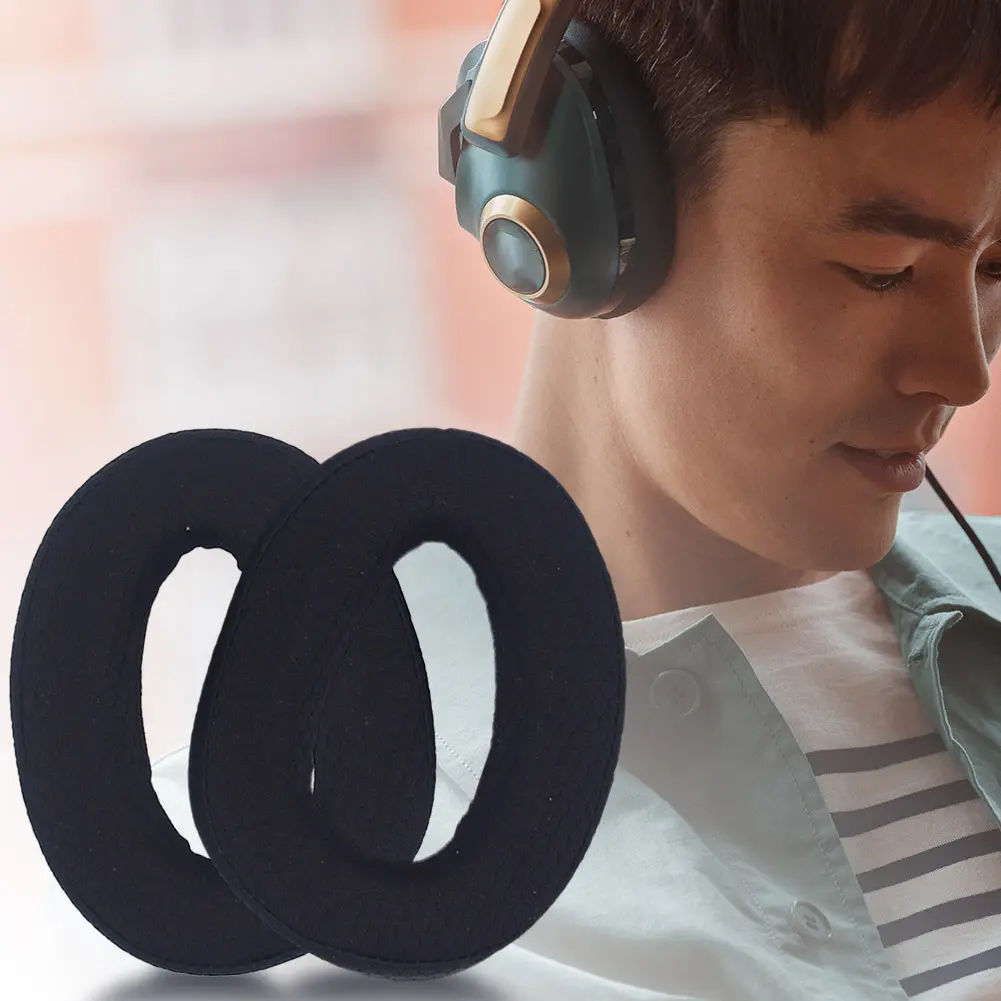 Headset Protective Cover Replacement Headphone Pads Replacement Ear Pads for EPOS H3PRO Hybrid Headset