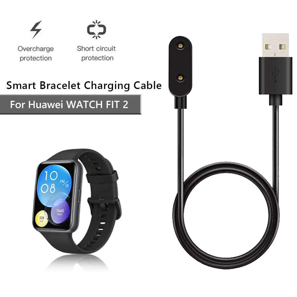 1 M USB Magnetic Charging Cable Replacement Charger Dock Cradle Cable Charging Cable Cord for Huawei Watch Fit 2 Accessories