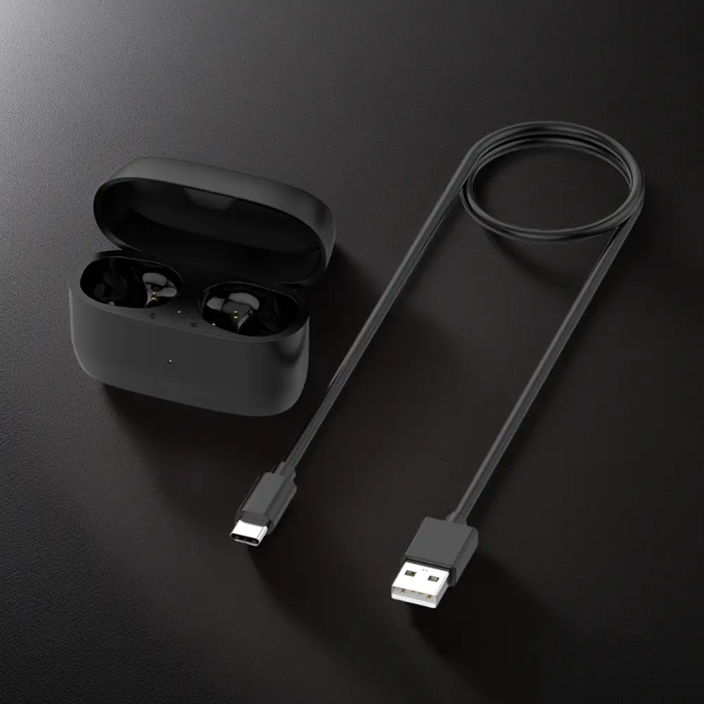 590mAh Wireless Earphones Charging Case with LED Indicator Charging Case Box Replacement Charger Case for Jabra Elite 4/Elite 3