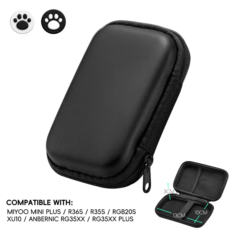 Protable Bag for RG35XX Plus Case for ANBERNIC RG35XX Cover Case for R36S R35S RGB20S XU10 Carrying Case for Miyoo mini Plus
