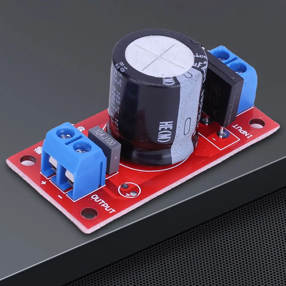 Rectifier Filter Power Supply Board with LED Indicator Rectifier AC To DC Single Power Supply Board Power Rectifier Filter Board