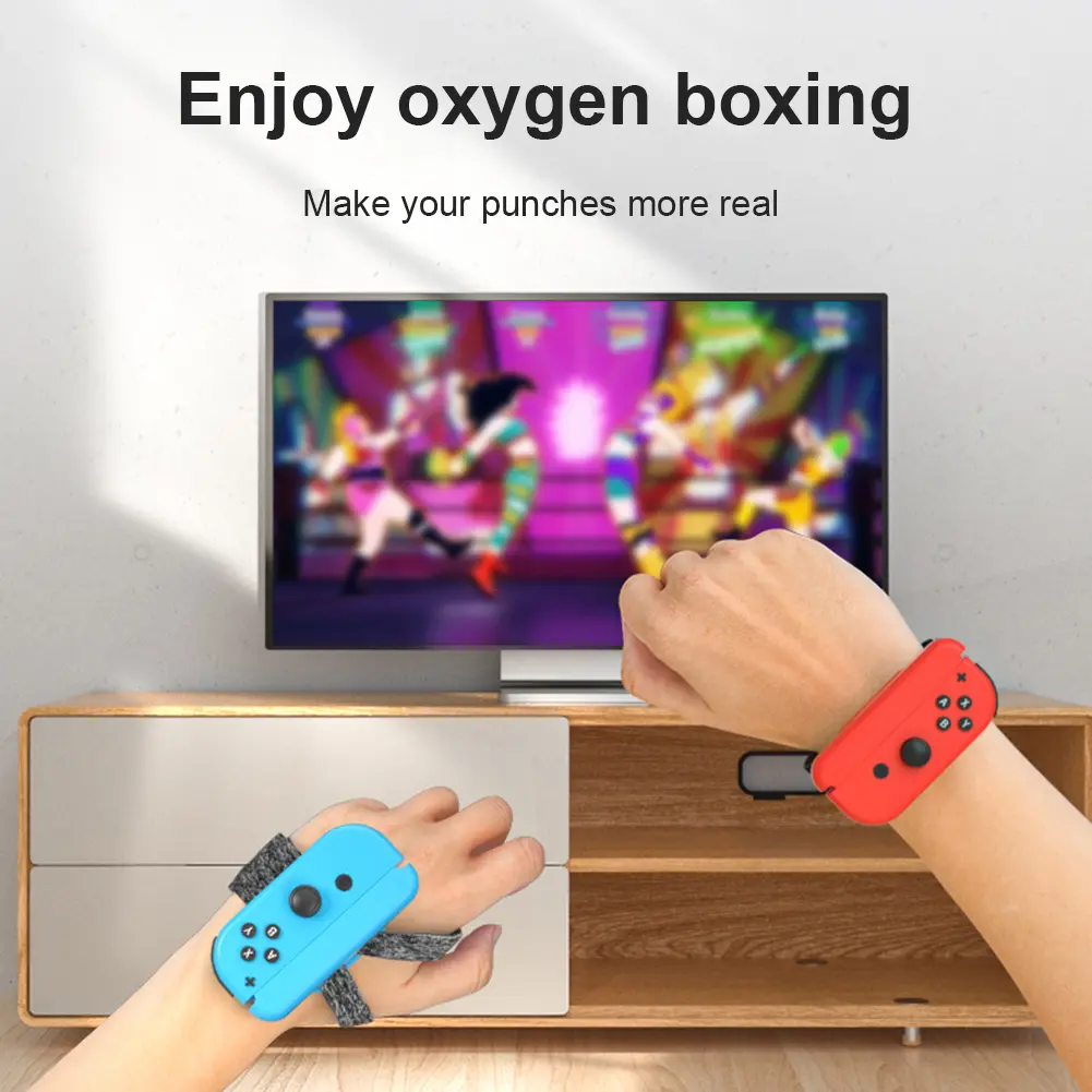 For Nintendo Switch Just Dance Game Accessories for Joy-Con Controller Armband Adjustable Elastic Dance Game Bracelet Strap