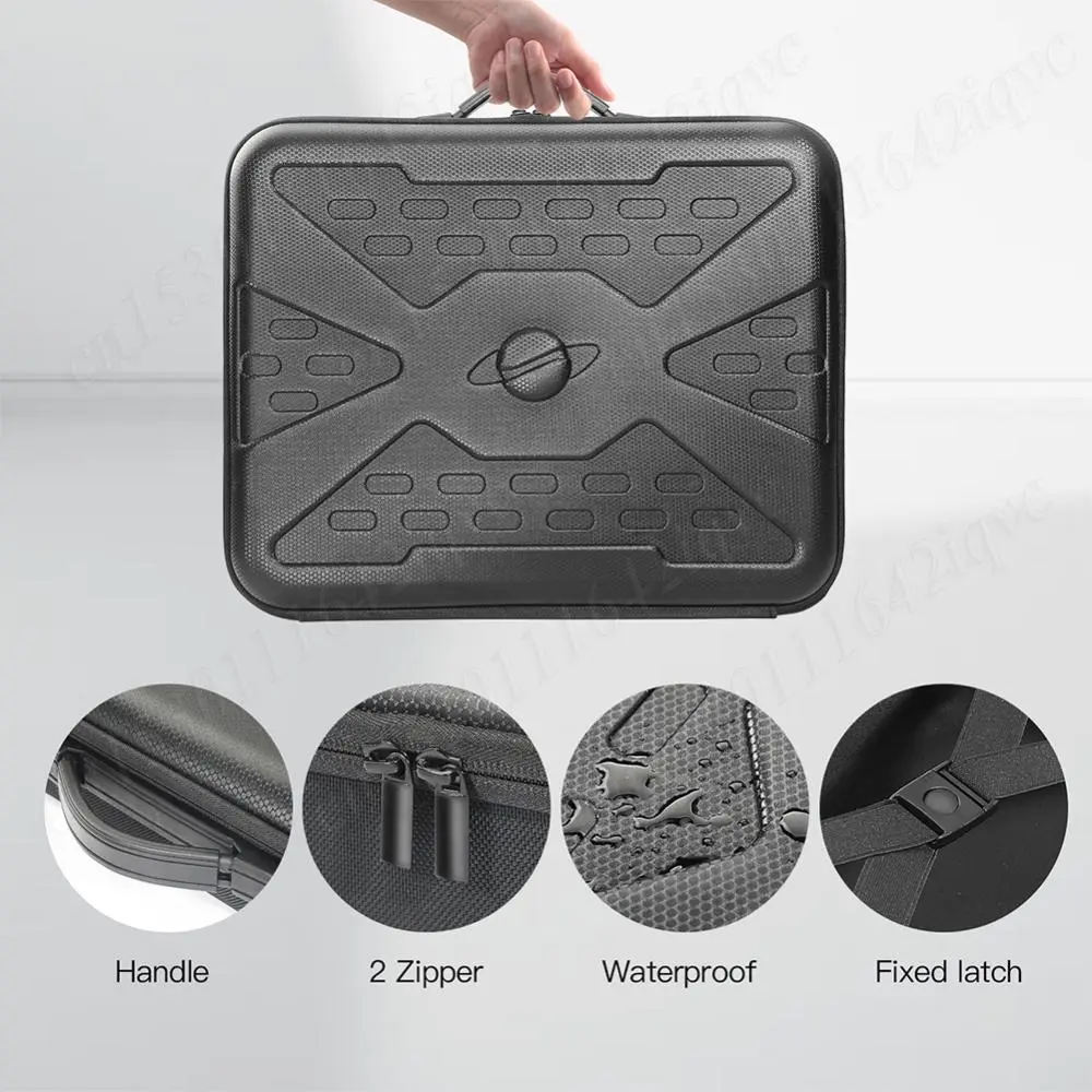 Protective Case Organizer for Starlink Mini Dish Kit Waterproof Storage Bag with Precision Cut Foam Hard Travel Carrying Case