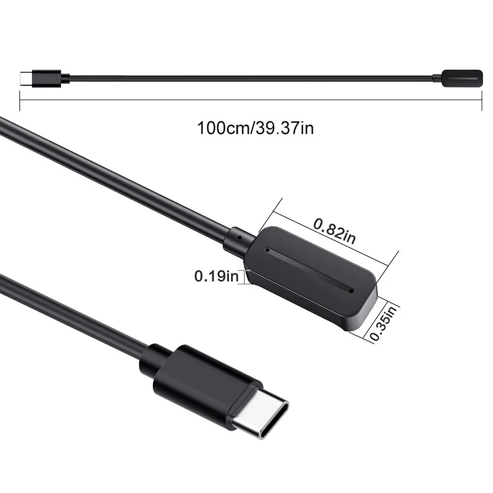 USB C Charging Cable Cord 1M Charger Cable Replacement Charger Cord 5V 1A Portable Power Adapter for Polar Pacer/Polar Pacer Pro