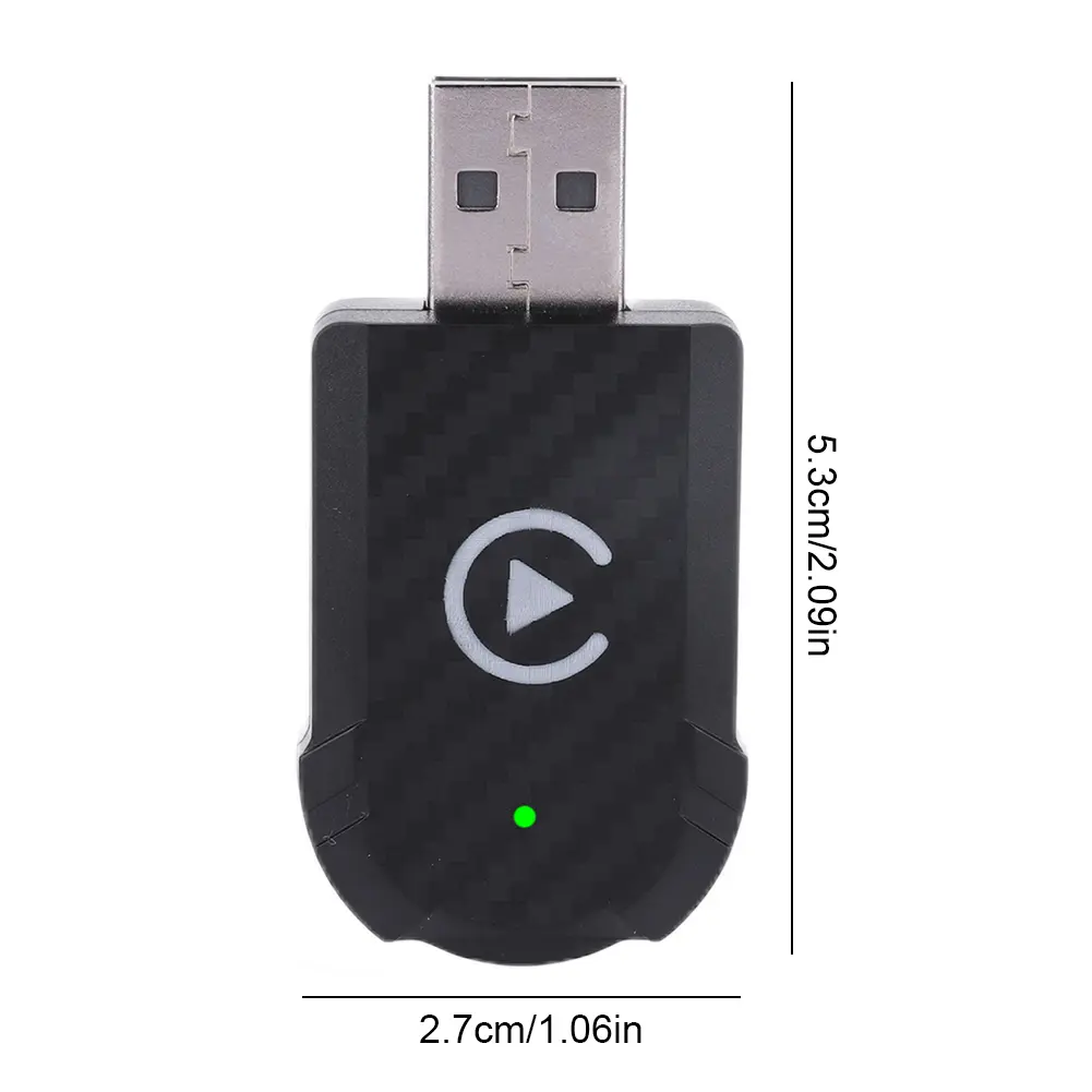Wired To Wireless Carplay & Android Auto Mini Adapter Auto Connect AI Box OTA Online Upgrade for Wired CarPlay Android Auto Cars