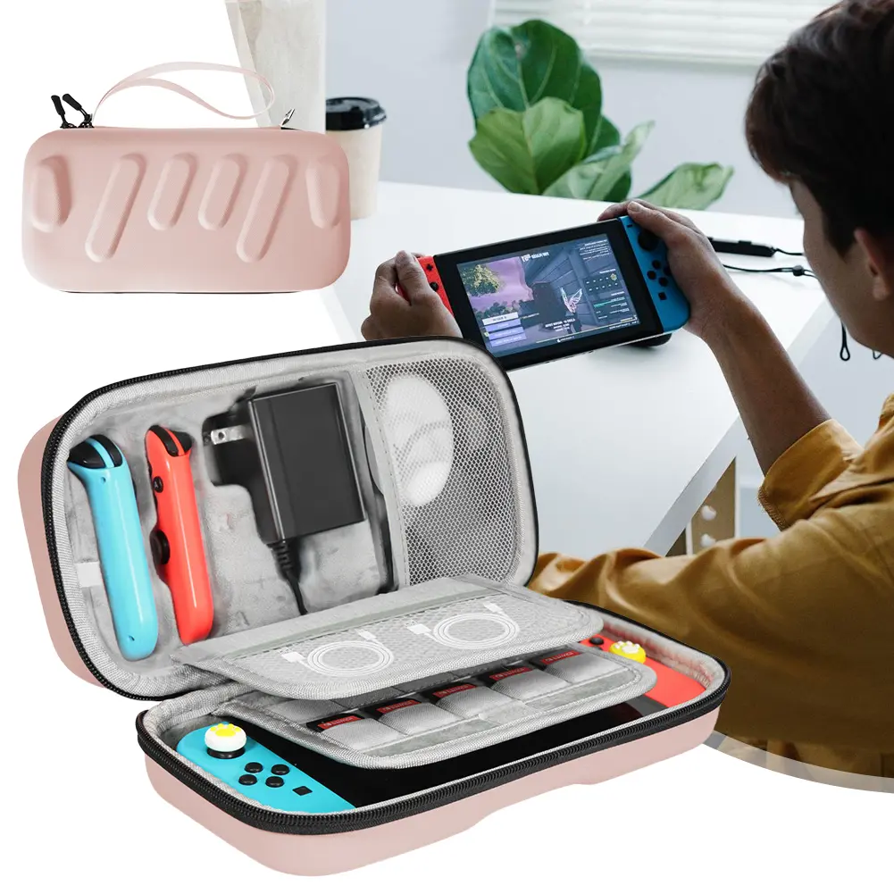 For Nintend Switch/Switch OLED Portable Carrying Case Anti-Scratch Console Travel Bag Large Storage Bag Gaming Accessory