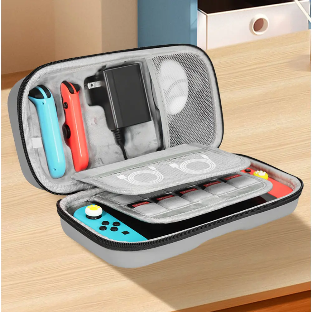 For Nintend Switch/Switch OLED Portable Carrying Case Anti-Scratch Console Travel Bag Large Storage Bag Gaming Accessory