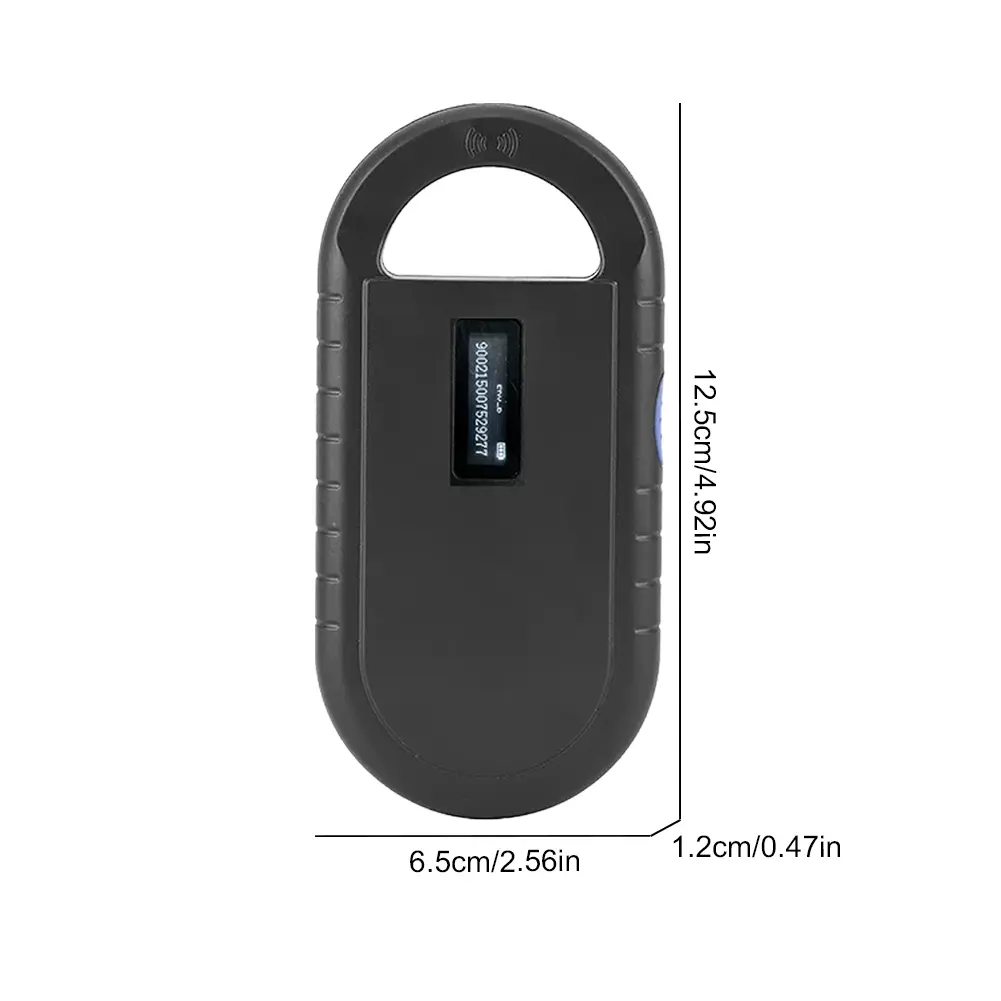 Pet ID Reader 134.2Khz 125kHz Animal RFID Reader Chip Transponder EMID FDX-B Pet Scanner Handheld Microchip Scanner ISO11784/5