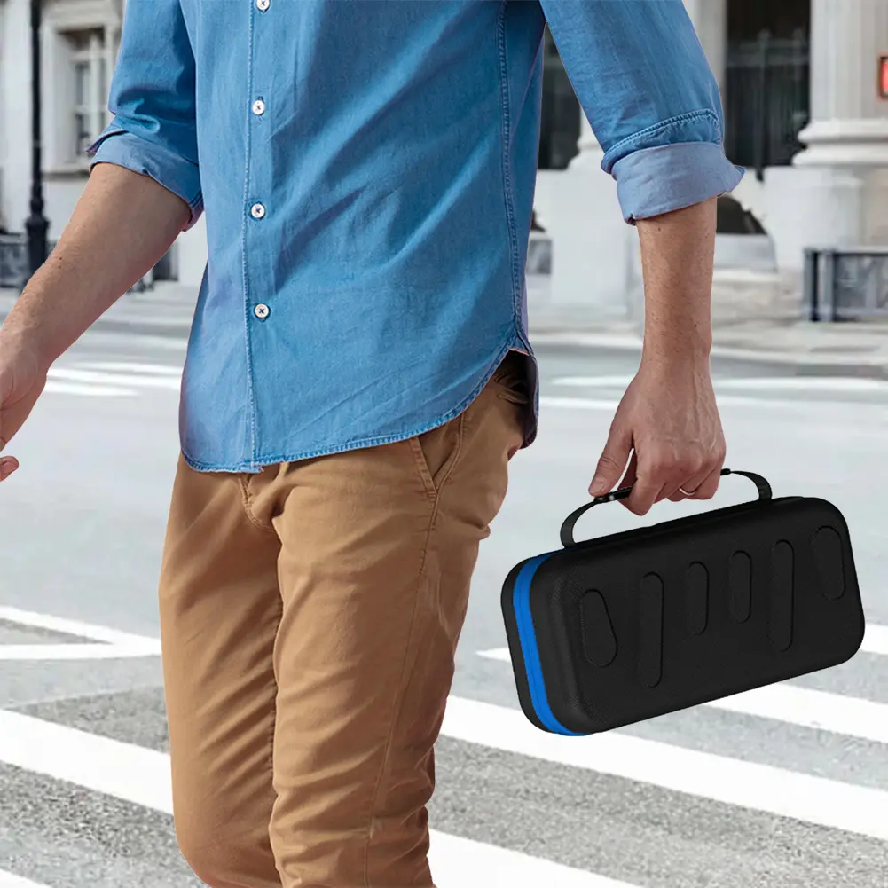 Hard Protective Carry Case with 24 Game Card Slots Shockproof Console Storage Bag Large Capacity for Outdoor NS2 Organizer Bag