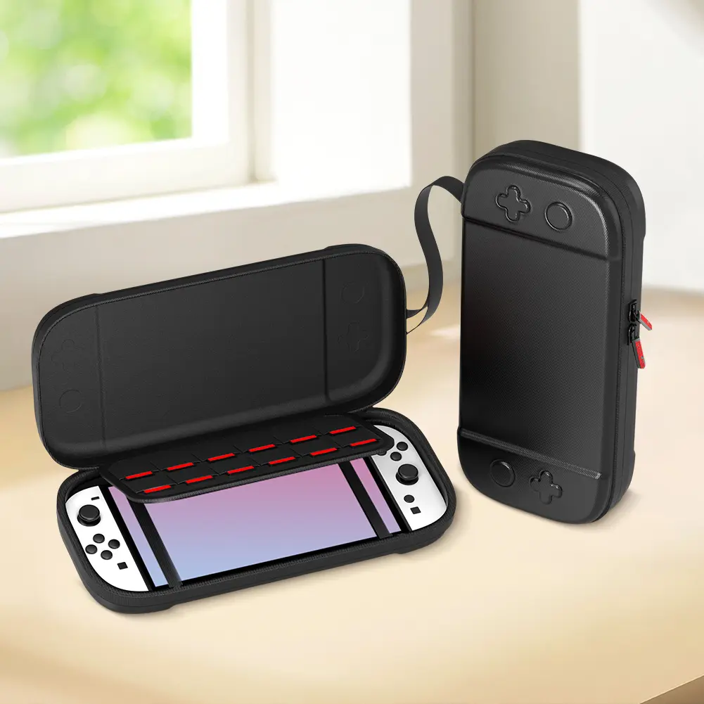 Carrying Case Shockproof Portable Storage Bag Anti-scratch Carry Case Protective Travel Case for Switch 2 Console & Accessories