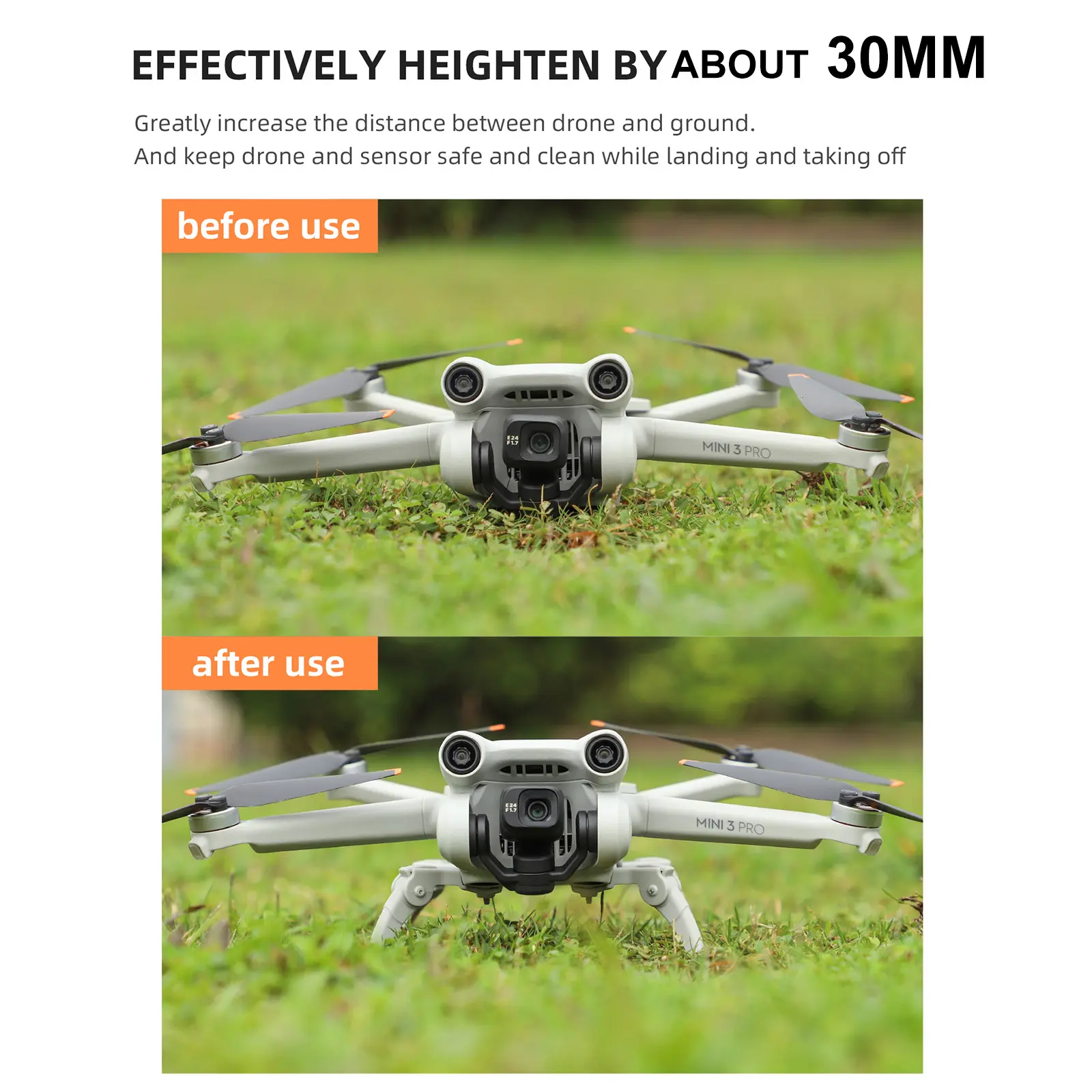 Spider Increased Height Tripod Drone Foldable Landing Gear for DJI Mini 3 Pro