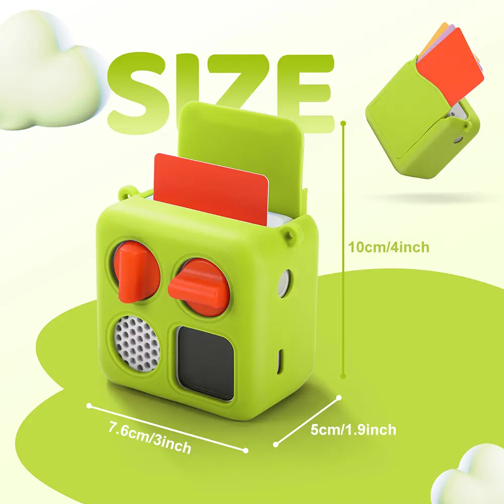 Protective Sleeve Case Anti-Slip Soft Silicone Protective Case Skin Cover for Yoto Mini Player