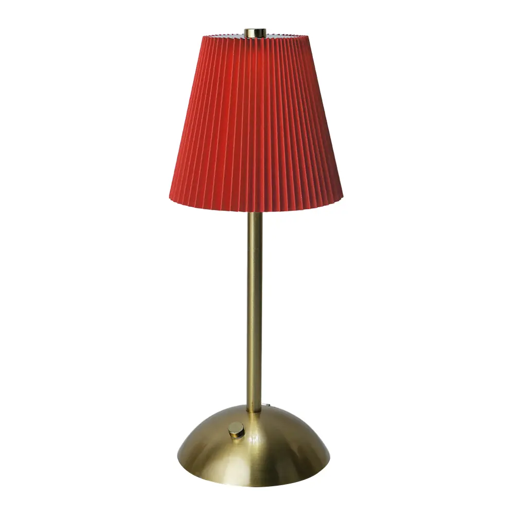 Cordless Table Lamp Wireless Bedside Lamp USB Rechargeable Portable Metal Desk Lamp Touch Control for Restaurant Bar Coffee Shop
