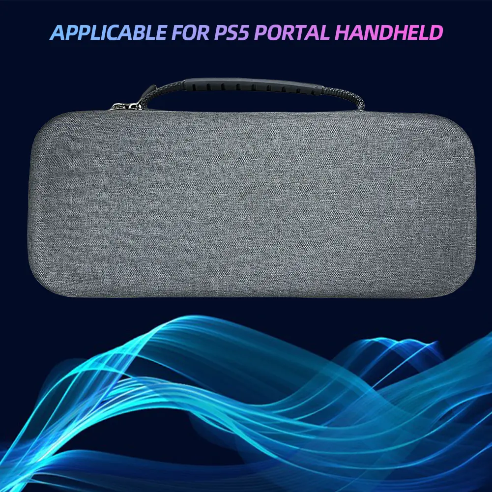 EVA Carrying Case Bag for Sony PS5 PlayStation Portal Shockproof Hard Shell Case Cover Anti-Scratch Storage Bag for PS5 Portal