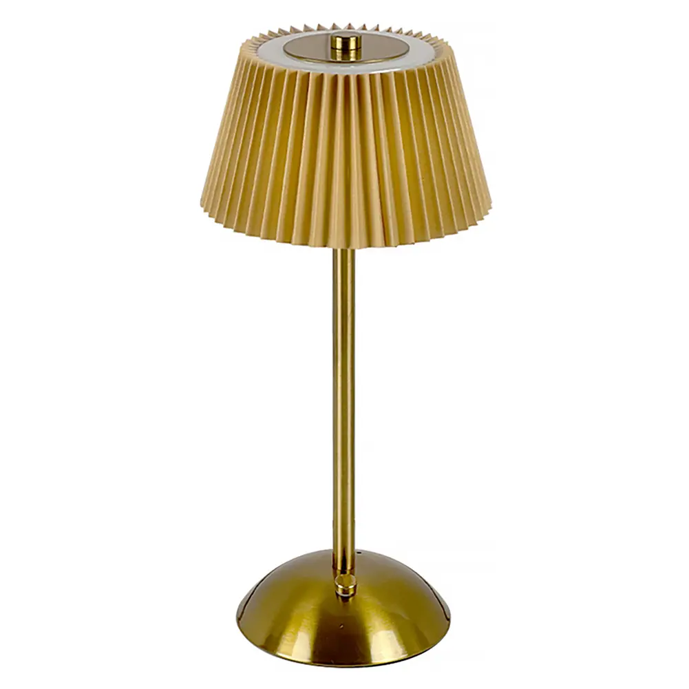 Cordless Table Lamp Wireless Bedside Lamp USB Rechargeable Portable Metal Desk Lamp Touch Control for Restaurant Bar Coffee Shop