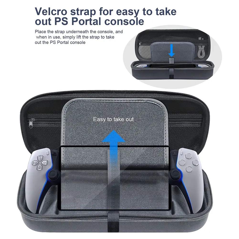 Carrying Case Bag for Sony PS5 PlayStation5 Portal Shockproof Travel Storage Bag Portable Hard Shell Handbag for PS5 Portal