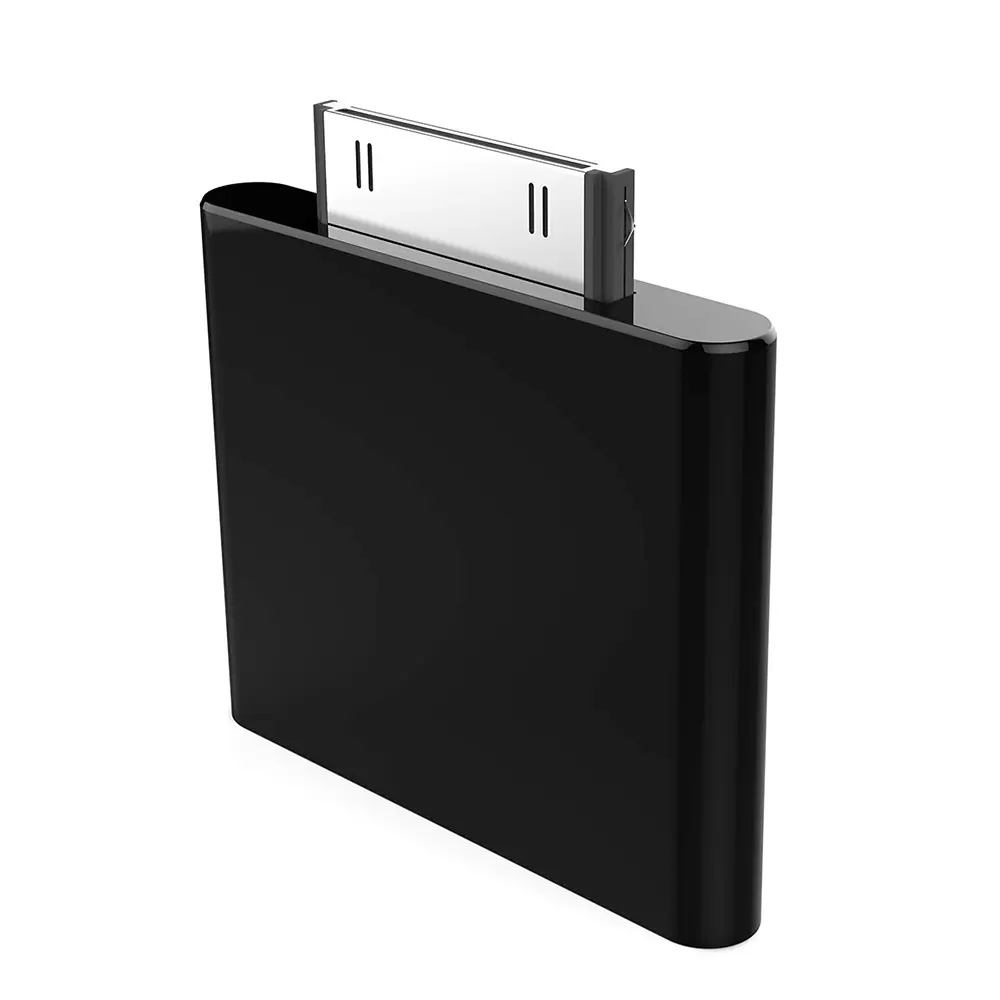 30pin Audio Transmitter Black/White Wireless Audio Adapter Professional Wireless Bluetooth-compatible Receiver Adapter for Ipod