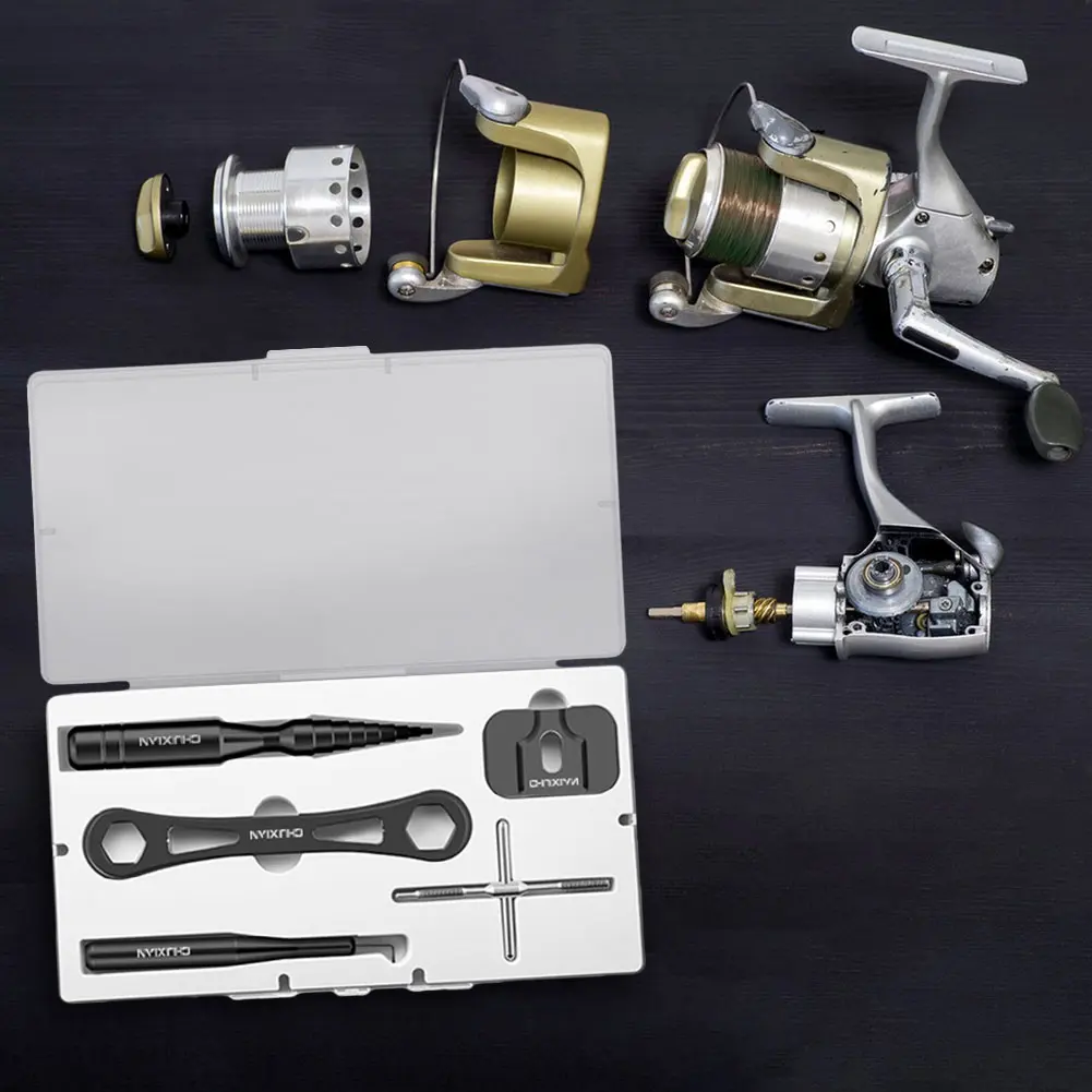 Fishing Reel Removal Tool Fishing Reel Maintenance Repair Tool Fishing Reel Repair Kit DIY Modified Spool Disassembling Tools