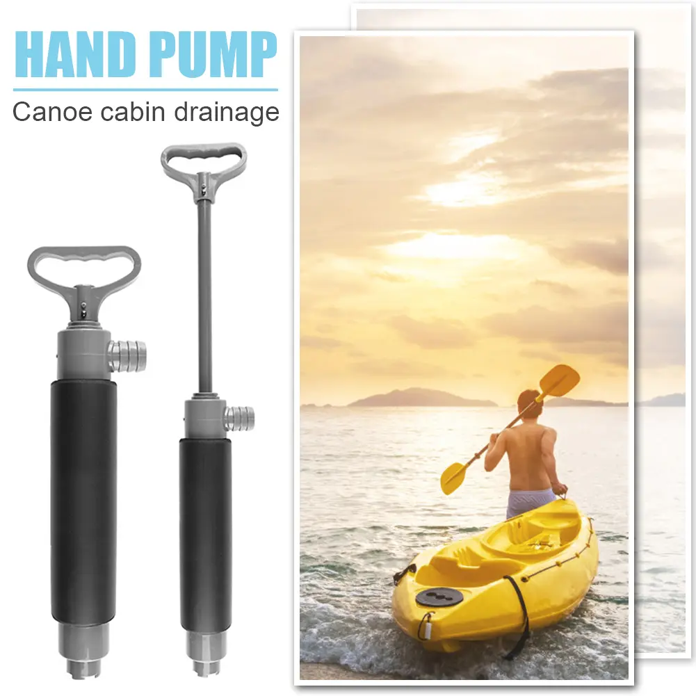Kayak Manual Pump Canoe Floating Hand Bilge Pump for Survival Rescue Supplies