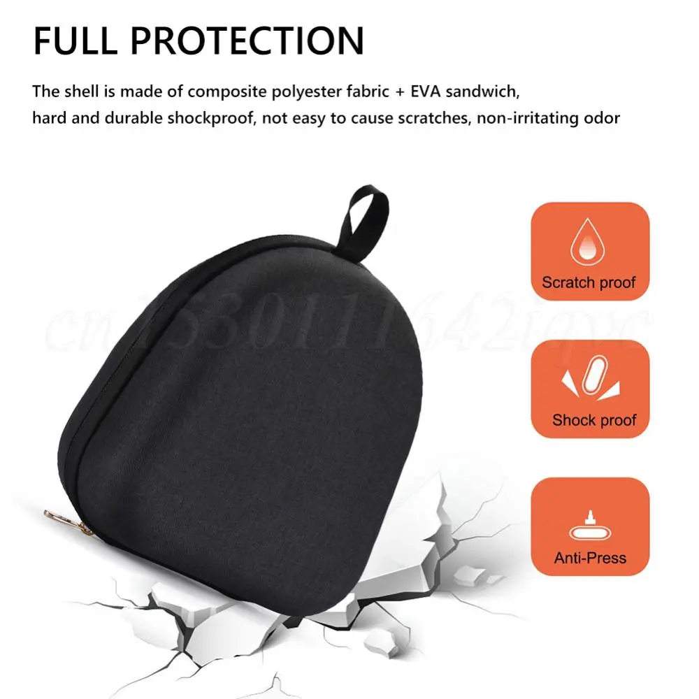 EVA Hard Carrying Case for PlayStation Pulse Elite Wireless Headset Protective Cover Storage Bag Box Headphones Case Storage Bag