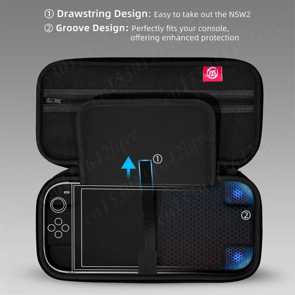 Portable Storage Bag for Nintendo Switch 2 Carrying Case EVA Shockproof Protective Travel Bag for Switch 2 Games Accessories
