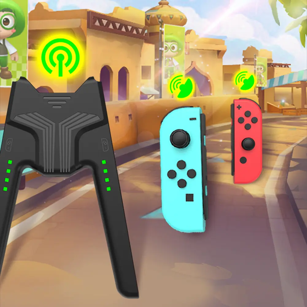 Charging Grip Bracket for Switch/Switch OLED Joy-con Handle Gaming Controller Type C Port Charging Station Handle Charging Dock