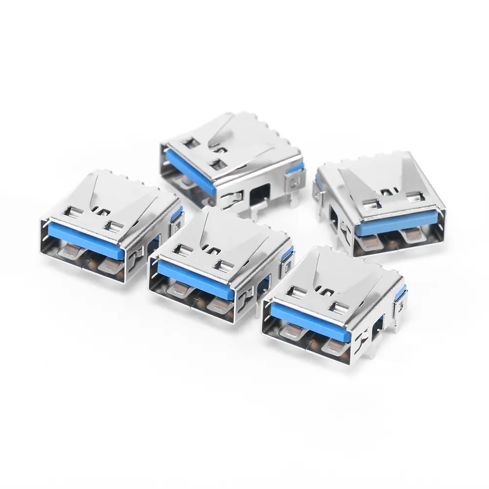 5pcs Professional USB Port Socket Replacement Repair Parts USB Port Socket Jack Connector for PS5 Console Accessories