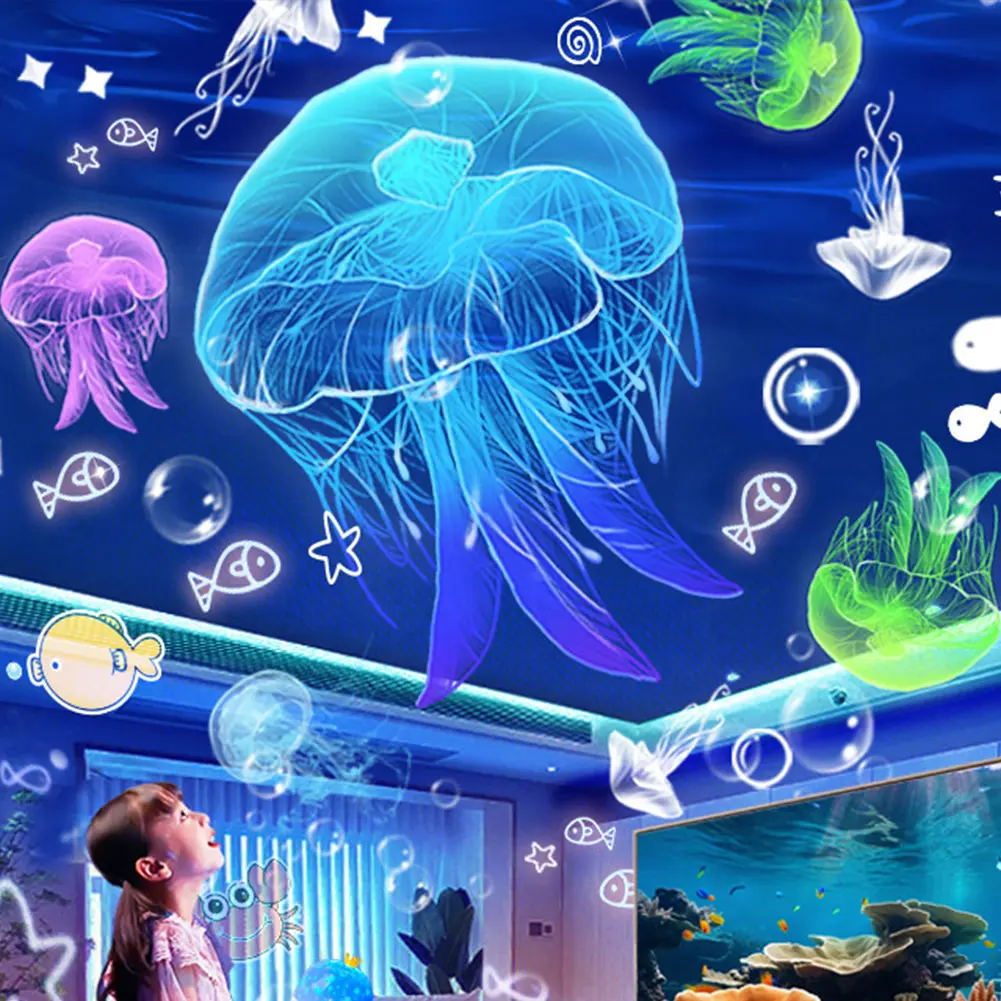 15/21 Projection Theme Night Light Projector with Music Rotatable Crown Night Light Atmosphere Light 3 Light Modes for kids Room