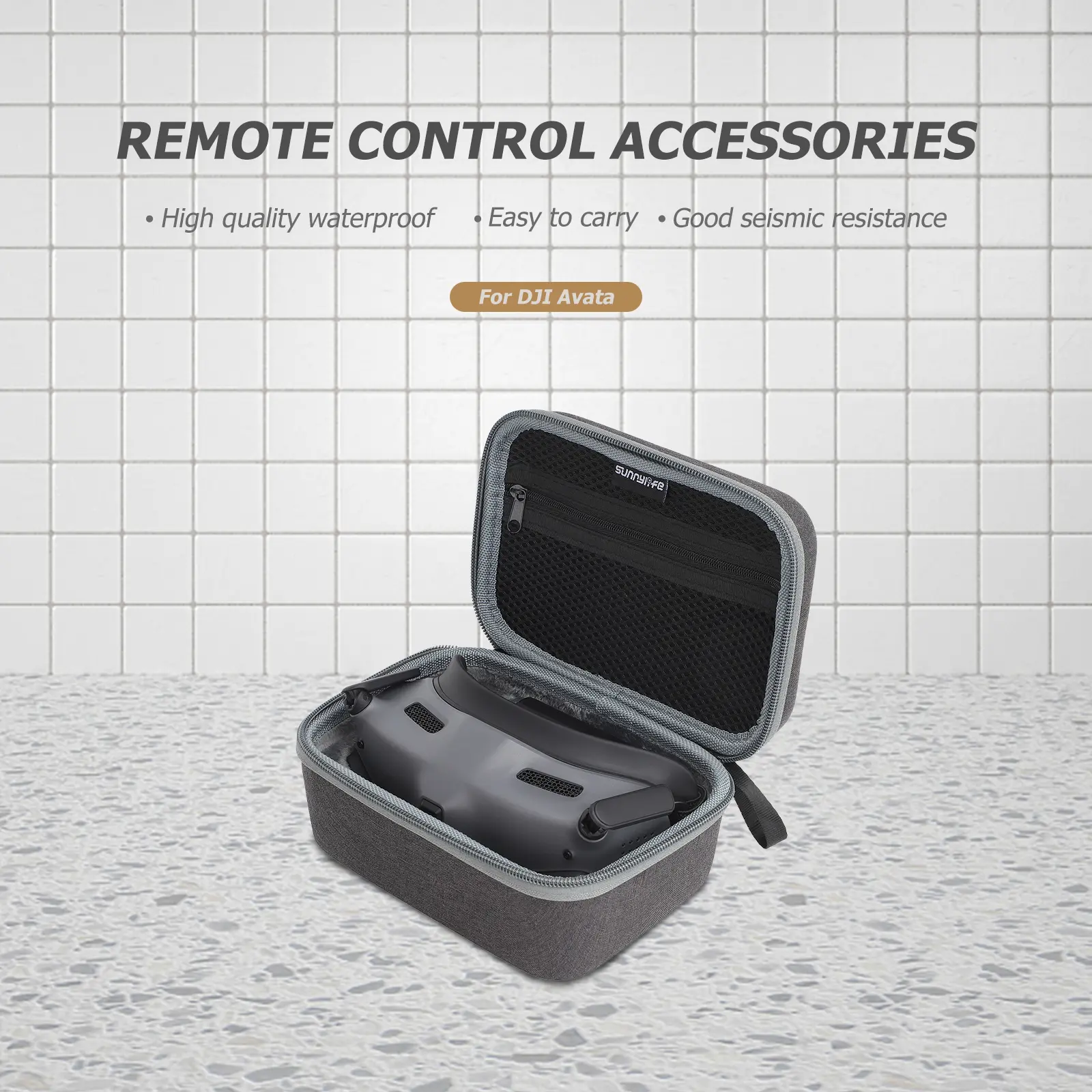 Portable Carrying Case Handbags Handheld Storage Bag Suitcase RC Drone Accessories Storage Handbags for DJI Avata FPV Goggles V2