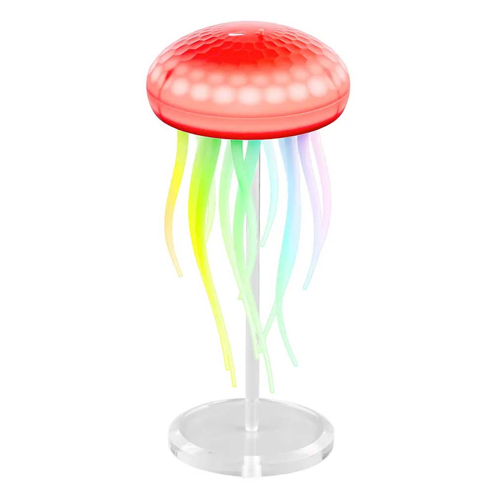Jellyfish Light Type-C Charging Jellyfish Table Lamp Cute Jellyfish Bedside Lamp Atmosphere Night Light for Bedrooms Living Room