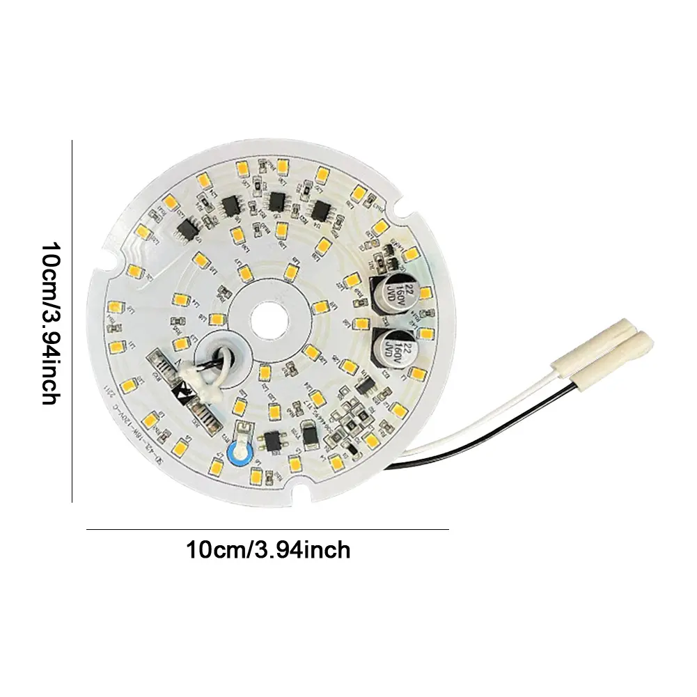 3.94 Inch Round LED Light Engine 3000K/4000K/6500K Dimmable Ceiling Fan Retrofit Kit Ceiling Flush Light Replacement Panel
