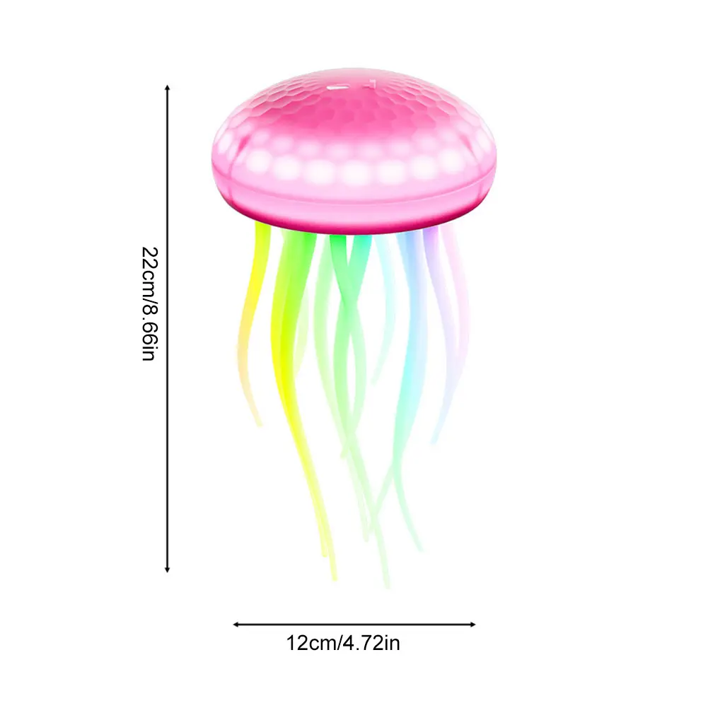 Jellyfish Light Type-C Charging Jellyfish Table Lamp Cute Jellyfish Bedside Lamp Atmosphere Night Light for Bedrooms Living Room