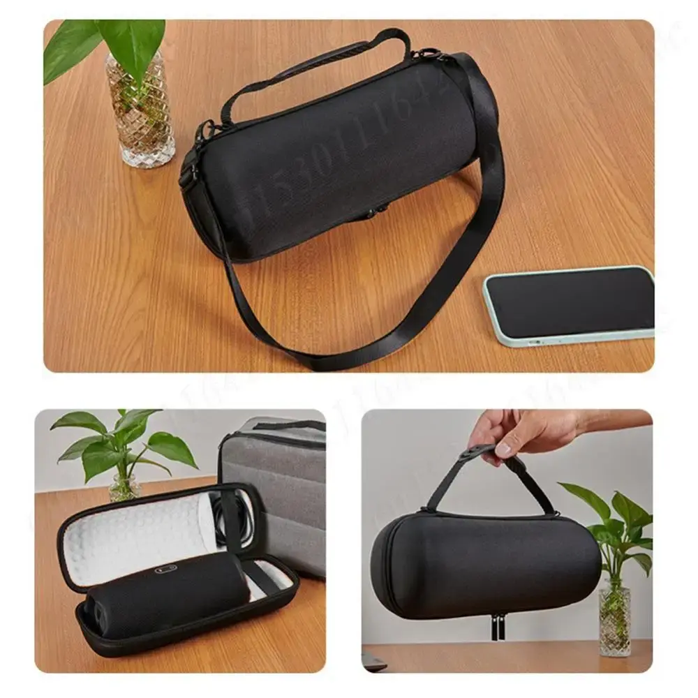 Hard Carrying Case for JBL Charge 5 Wireless Speaker Silicone Cover Shockproof Portable Storage Bag Anti-Scratch Protective Case