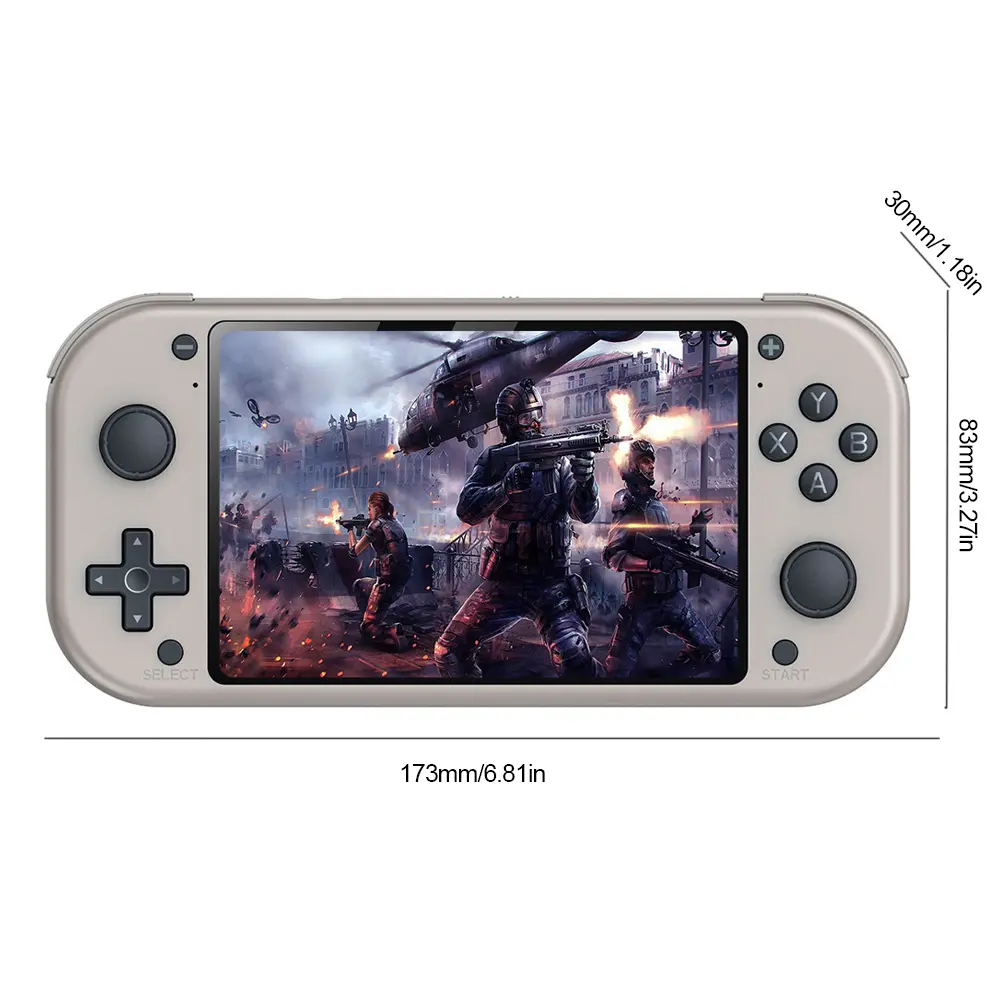 M17 Retro Game Portable Game Console 4.3 Inch 480*272 LCD Screen Mini Handheld Video Game Console Emuelec 25 Emulators