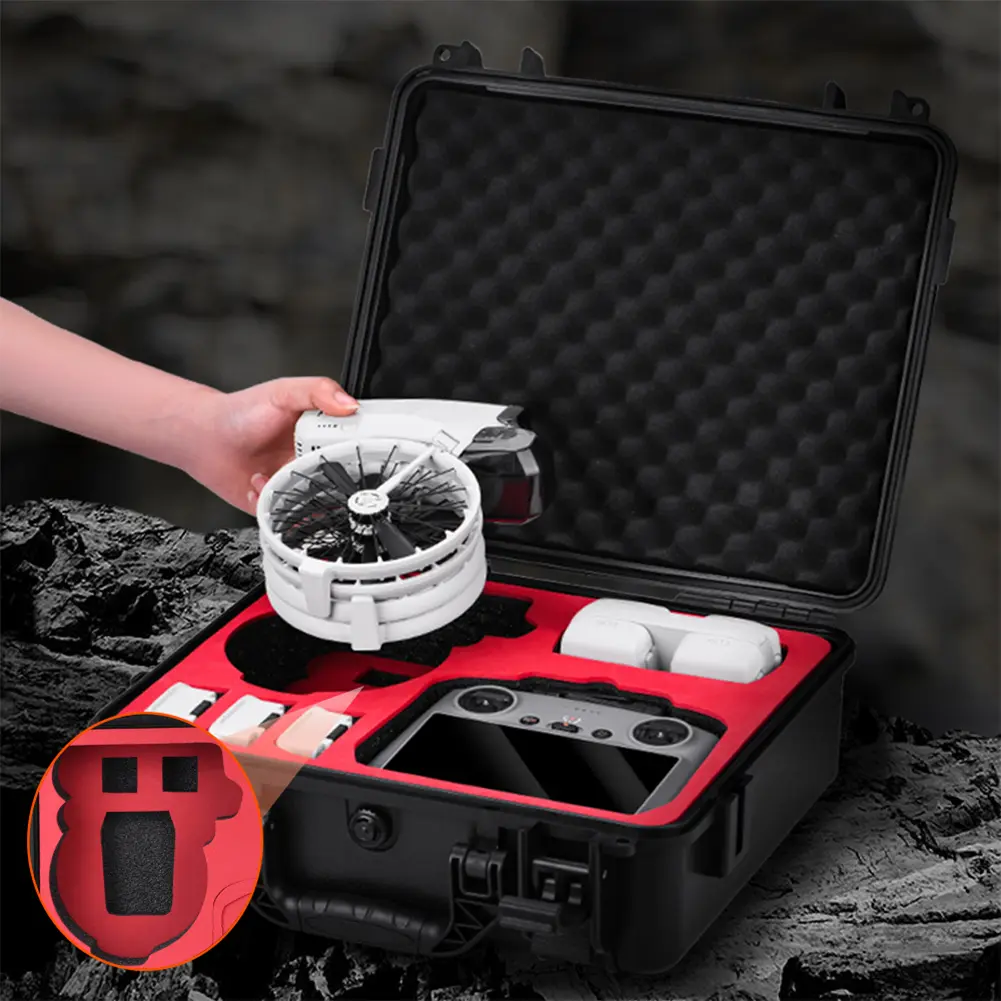 For DJI Flip Hard Carrying Case Travel Protective Case Waterproof Shoulder Bag Explosion-proof Case Handbag for DJI Flip Drone