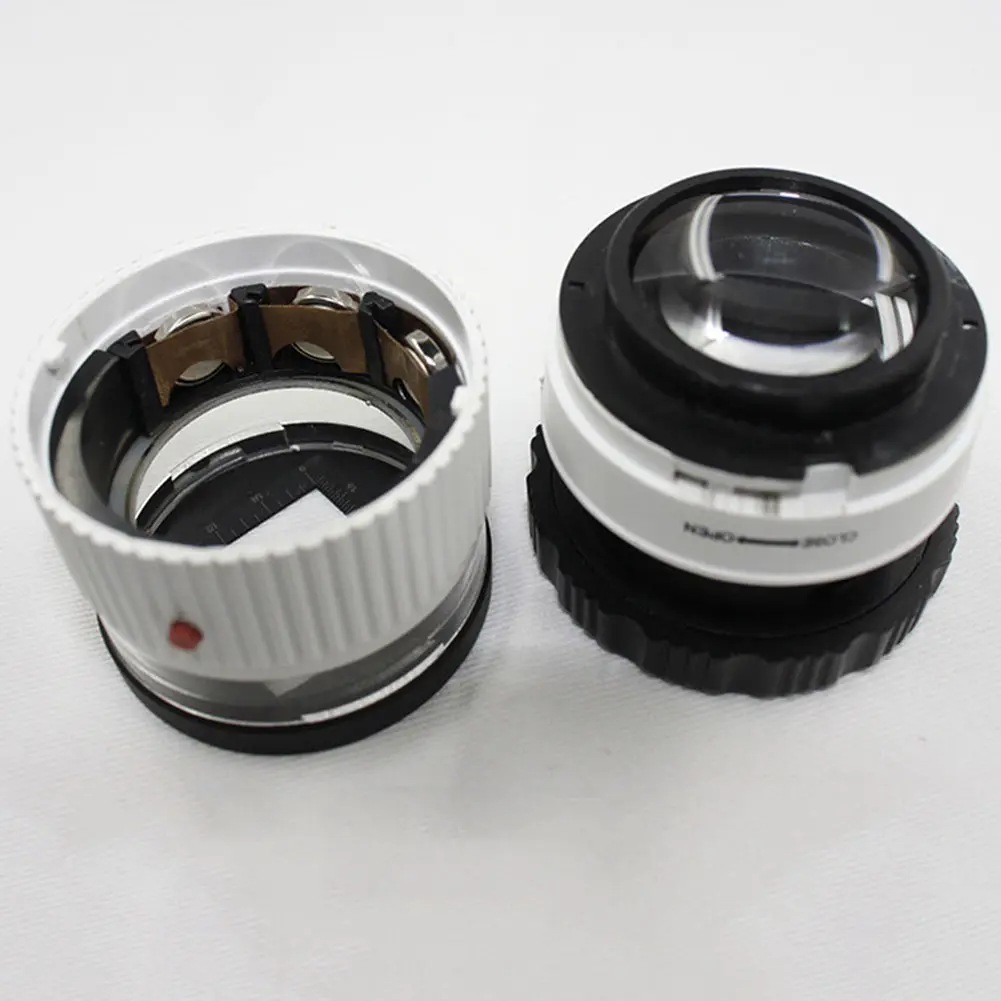 30X Adjustable Handheld Cylindrical Magnifier LED UV Jewelry Money Glass Loupe