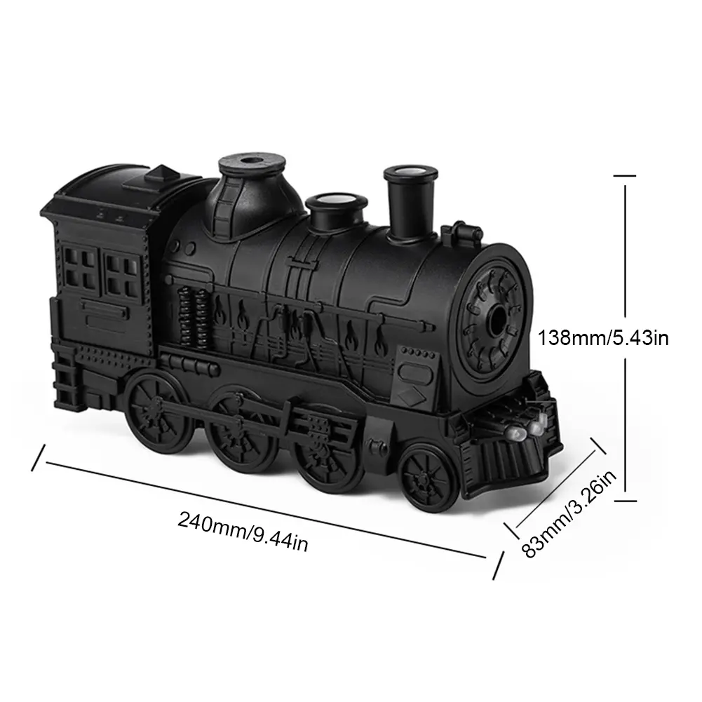 300ml Mini Train Air Humidifier Essential Oil Diffuser with Light Aromatherapy Diffuser Aroma Diffuser for Home Office Hotel