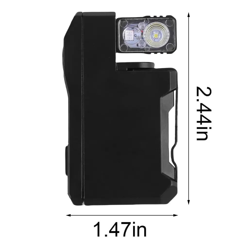 G5 Flat Pocket EDC Flashlight 400 Lumens Rechargeable Portable Torch for Outdoor Camping/Hiking Emergencies Compact Flashlights
