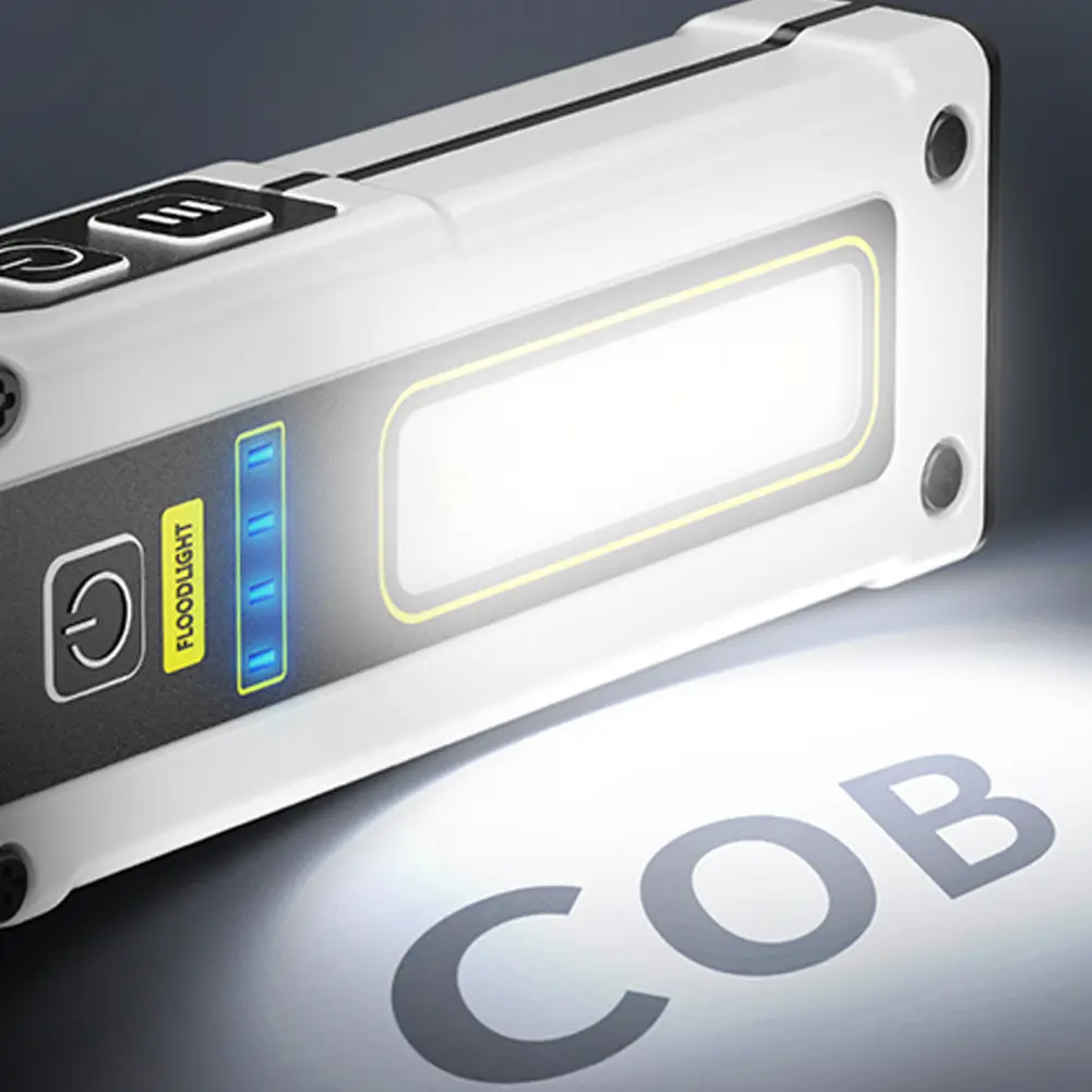 Multipurpose Rechargeable Emergency Flashlight 7 Gear Camping Flashlight Aluminum Alloy for Camping Hiking Adventure