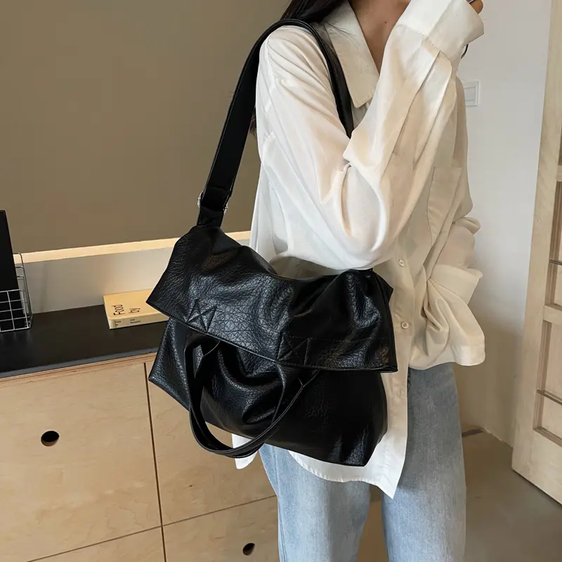 Shoulder Bag for Women Adjustable Strap Crossbody Bag PU Leather Trendy Hobo Bag Clutch Purse Work Travel Purse