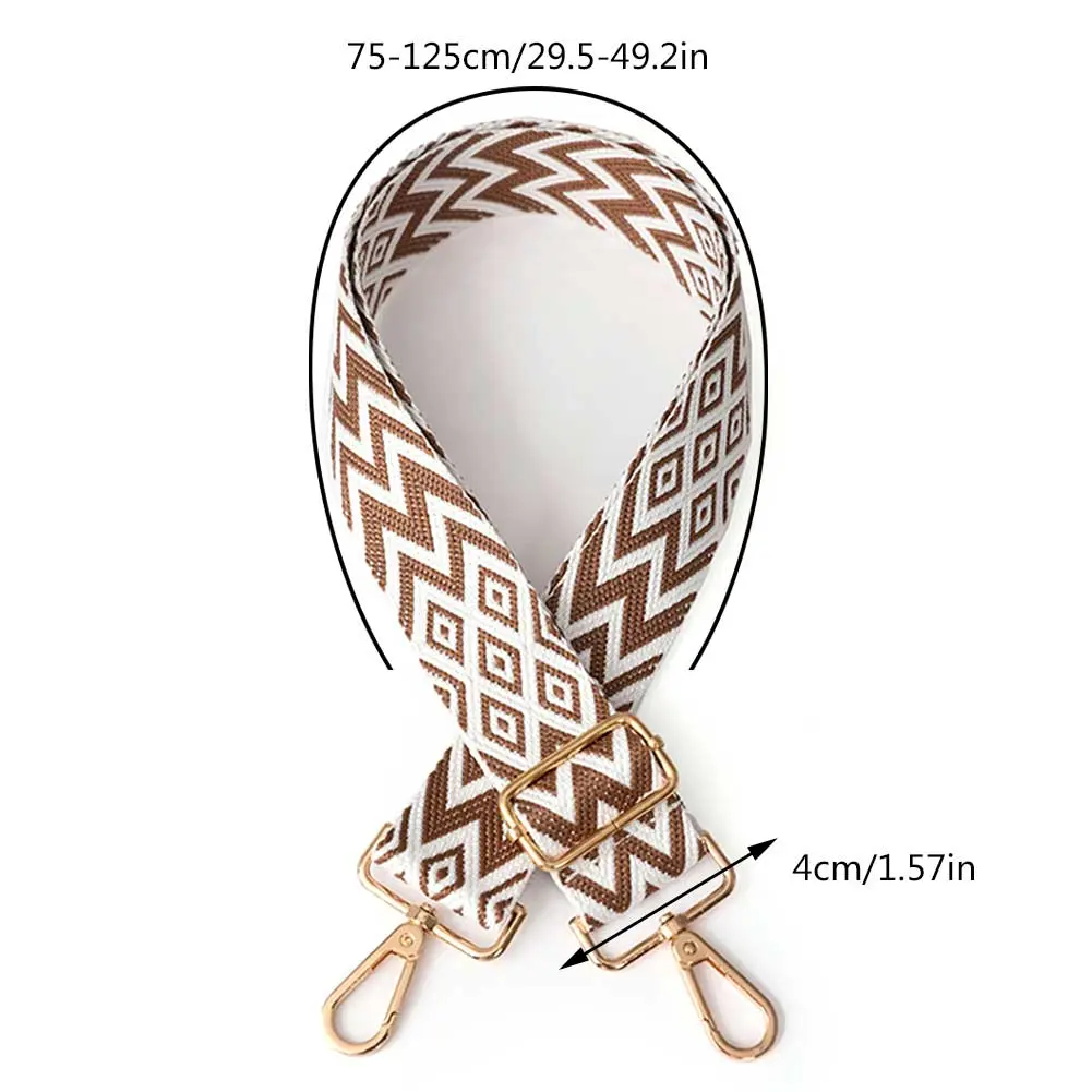 Ladies Messenger Bag Shoulder Strap Accessories Wide Replacement Strap For Bags Nylon Female Handbag Strap Correa De Repuesto