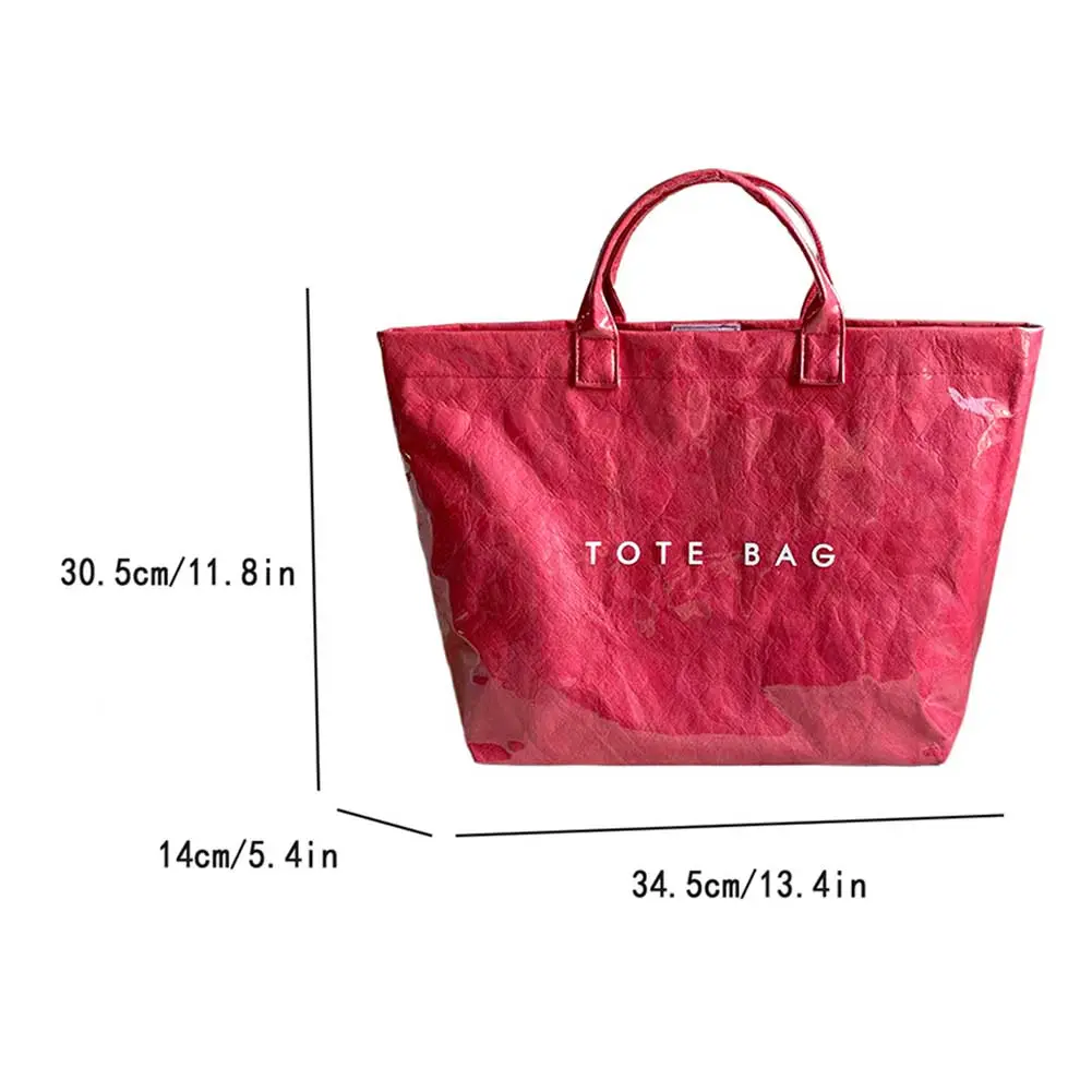 Tote Bag for Women Men Handbag with Inner Pocket Top Handle Bag Solid Color Large Classic Tote Satchel Bag for Travel Shopping