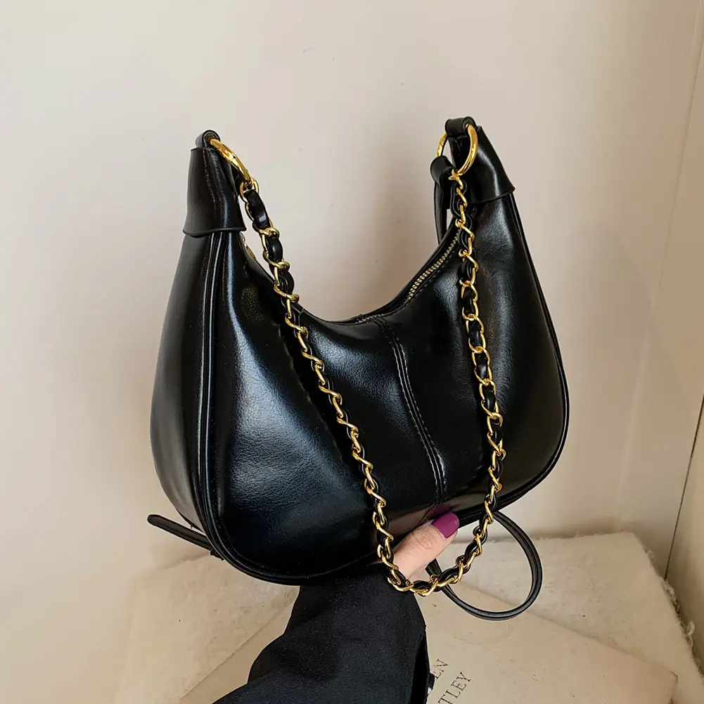 Women Vintage Shoulder Bag Large Capacity Casual Crossbody Bag Adjustable Strap Slouchy Tote Bag Female Travel Work Bag