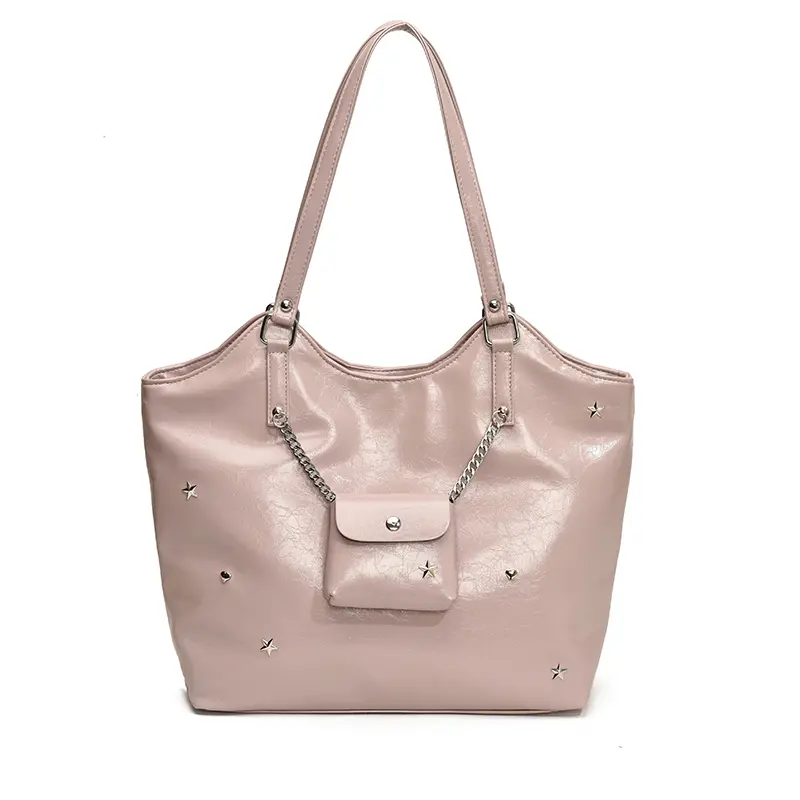 Bucket Bag for Women Large Capacity Hobo Purse PU Leather Solid Handbag Hobo Purse Work Shopping Bag