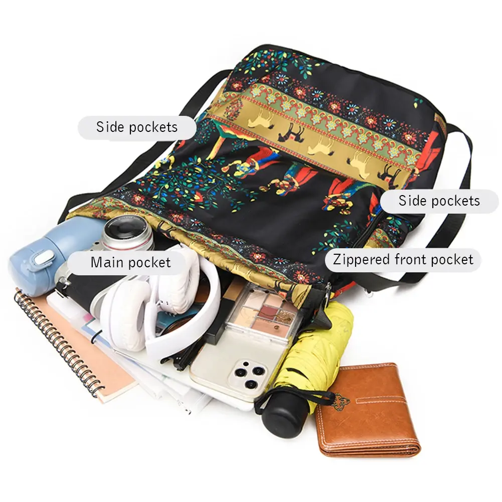 Drawstring Casual Backpack Foldable Unisex Sports Knapsack Dry-wet Separation Multifunctional with Zipper Handle for Laptop Book