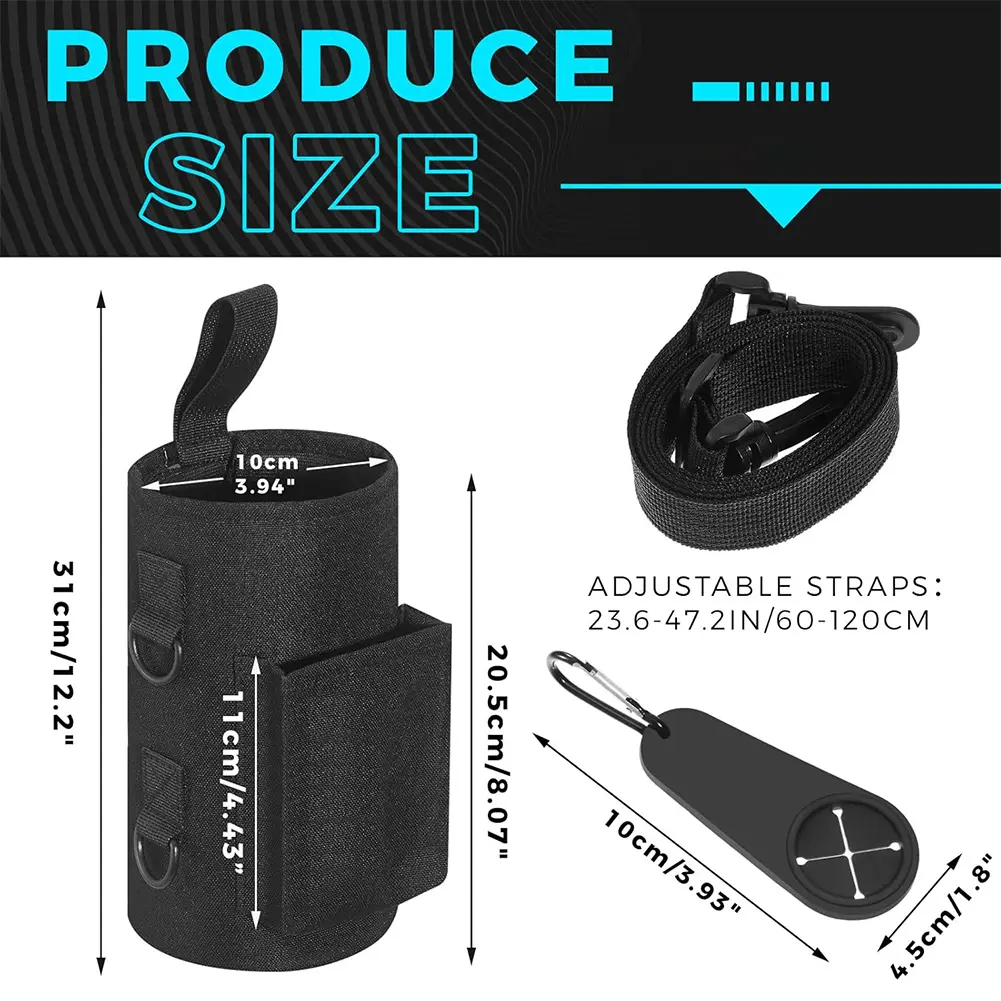 Magnetic Gym Bag with Shoulder Strap Sling Bag Gym Accessories Organizer for Men Women Workout Fitness Travel Outdoor
