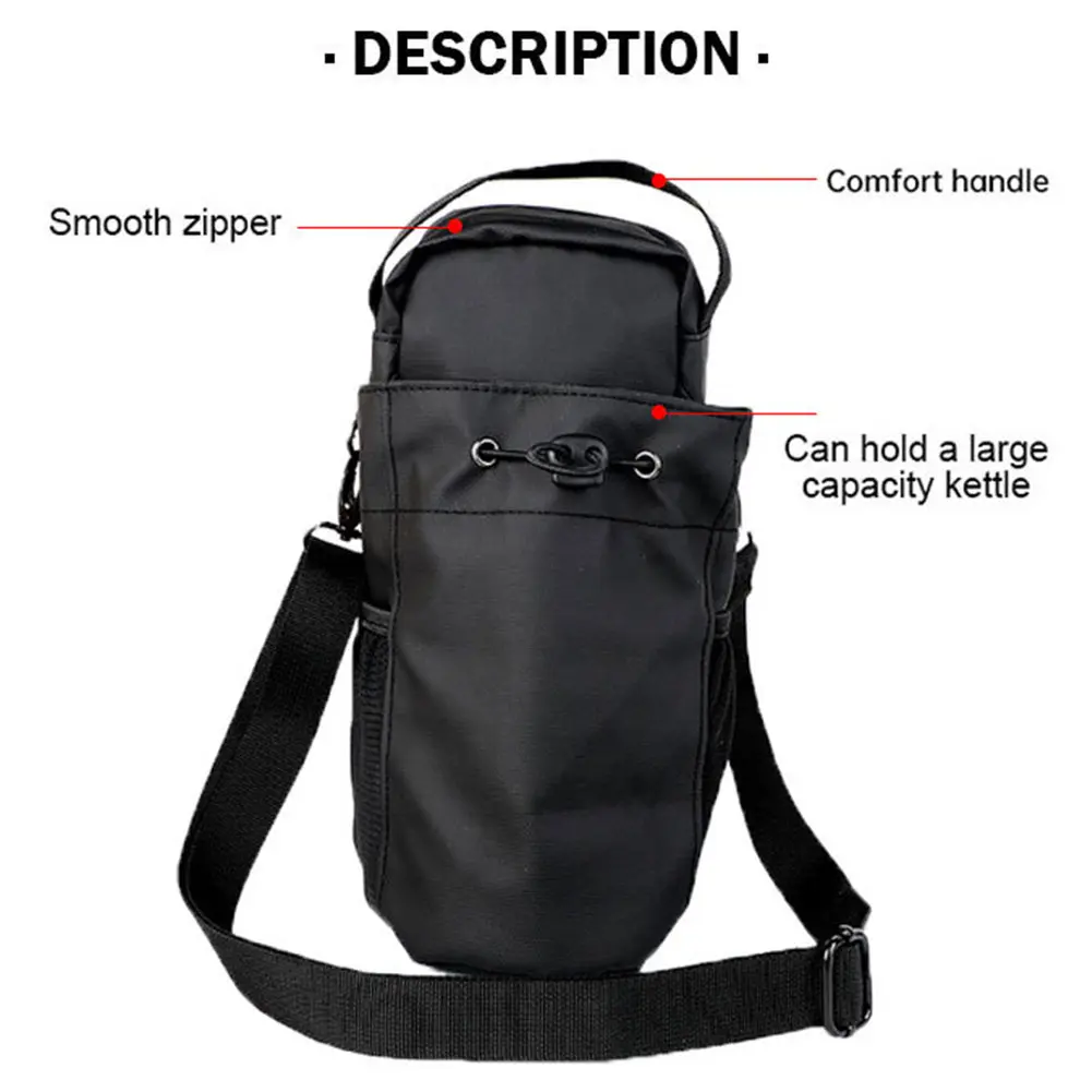 Magnetic Water Bottle Bag Sling Bag Crossbody Water Bottle Pouch Phone Holder for Men Women Fitness Travel Sports